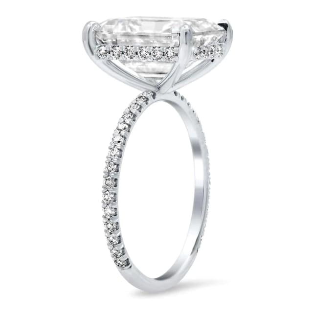 1.5 Carat Round Cut Diamond Engagement Ring in 14K White Gold